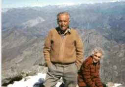 I coniugi Martinale in una delle loro più recenti scalate sul Monviso